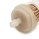 sourcing map 7mm Durchmesser Schlauch Magnetischer Motorrad Benzin Inline Gasöl Kraftstofffilter Reiniger