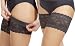 Protector de muslo !!! 3 pares !!! XXL= 79-87 Blanco, negro nudista...