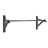 bar2fit klimmzugstange wandmontage mit dip barren Griffdurchmesser 25mm Lex Quinta Klimmzugstange zur Wandbefestigung - 120cm breit - 40cm Wandabstand