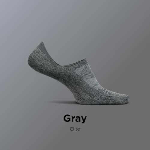 Image of Feetures Elite Ultra Light Invisible Socks - Anti-Slip Sport Sock Liner with Targeted Compression
