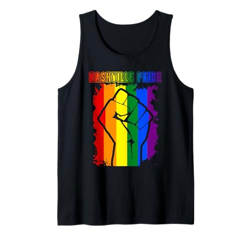 Nashville LGBT Pride Month LGBTQ Rainbow Flag For Gay Camiseta sin Mangas