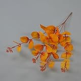 Lot de 10 compositions florales d'eucalyptus artificielles pour décoration d'intérieur, fixation murale pour intérieur et extérieur (sucre coca)