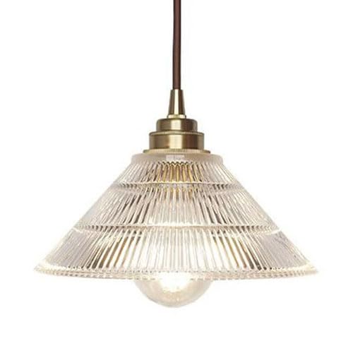 Lámpara colgante de cristal E27 que elimina las sombras en cocinas oscuras y techos bajos