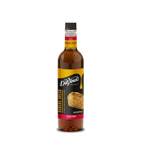 Image of DaVinci Gourmet Banana Bread Syrup, 25.4 Fluid Ounces (Pack of 4)