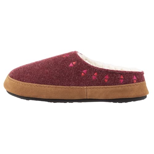 Image of Acorn Womens Slipper with Berber Lining, Suede Siding and Durable Non-Slip Indoor /Outdoor Sole
