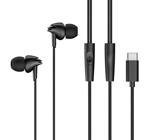 Wired Earphones, for Boat 300C Type-C Jack, 10mm Drivers, Signature Sound, in-Line Microphone, Integrated Controls, Voice Assistant & 120cm Cable (Active Black)-image-38