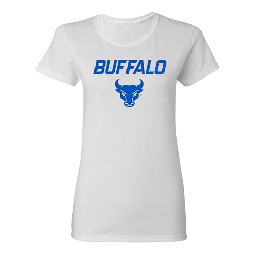 UGP Campus Apparel YS02 - University at Buffalo Bulls Primary Logo Youth T Shirt - Small - White