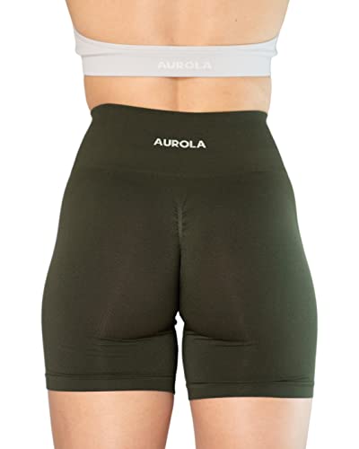 Image of AUROLA Intensify Workout Shorts for Women Seamless Scrunch Short Gym Yoga Running Sport Active Exercise Fitness Shorts