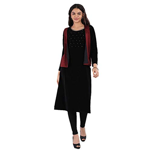 Image of Aurelia Womens Open Front Slub Ethnic Jacket