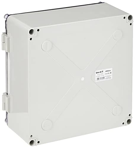 ELEKTRO-PLAST Schaltschrank mit Schloss UNI-0/T 300x300 x160 mm Verteilerschrank Industriegehäuse Leergehäuse Schaltkasten, Weiß