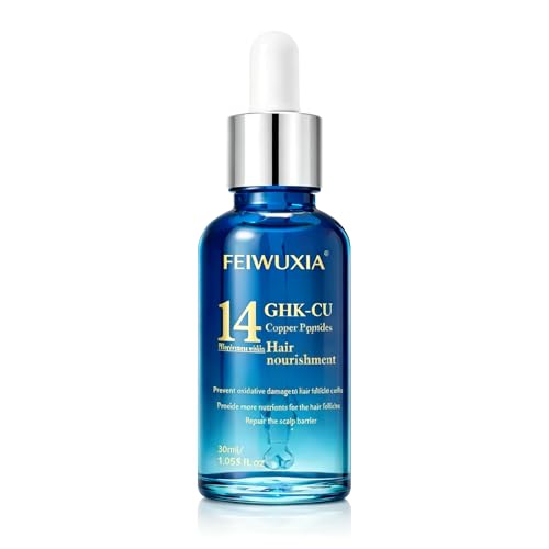 GHK-Cu Peptide Hair Serum Copper Peptides for Hair Growth Lightweight Scalp Serum for Thinning Hair Non-Greasy GHK-Cu Peptide Hair Support for Men and Women
