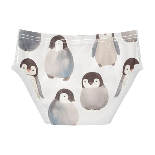 KLL Cute Penguin Babies Pattern Little Boys Cotton Athletic Underwear Breathable Children Panties2
