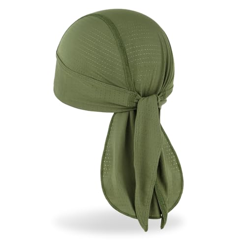 MELASA Cooling Do Rags Skull Cap Helmet Liner, Sweat Head Wraps B...
