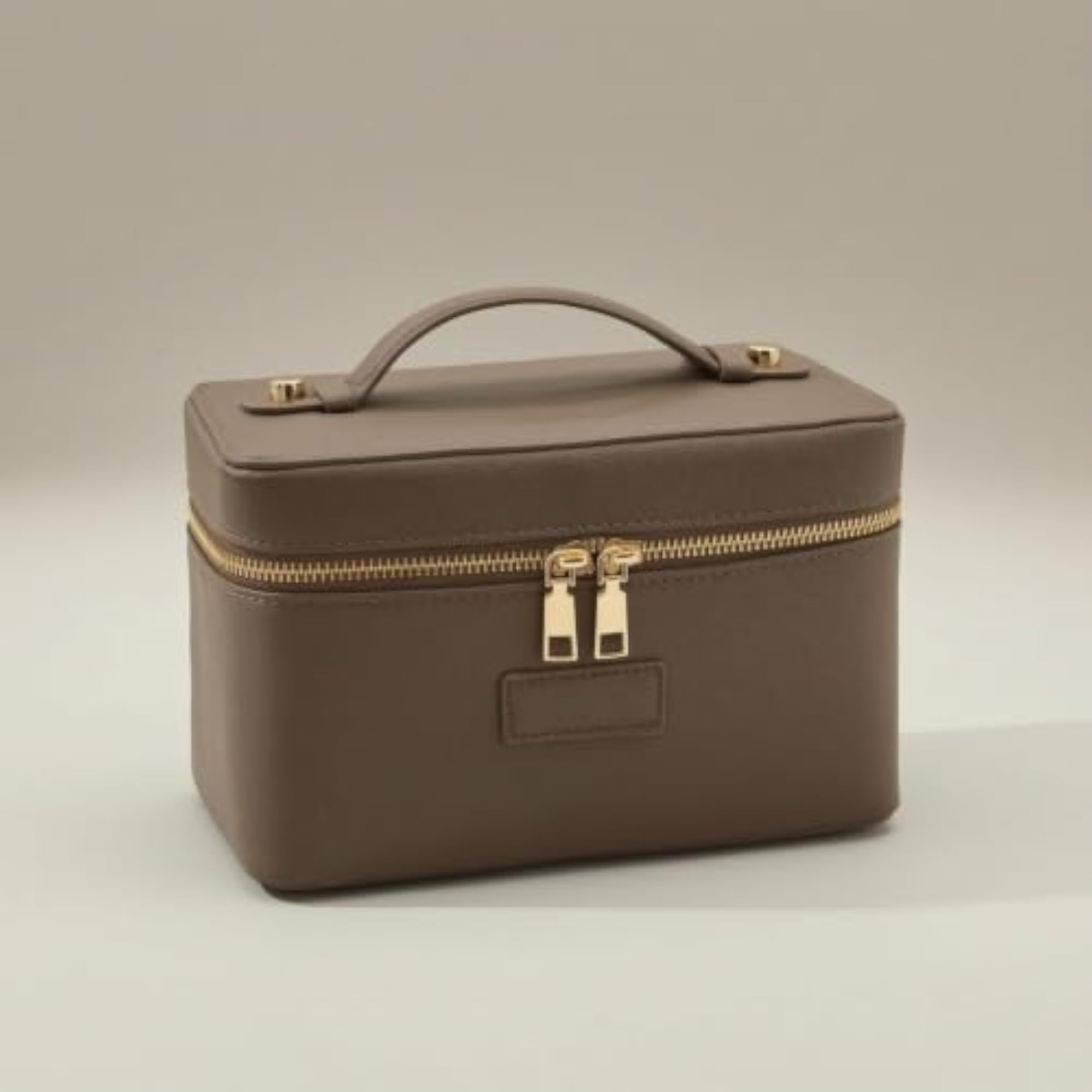 Hard-Sided Structured Makeup Case, Travel Makeup Bag
