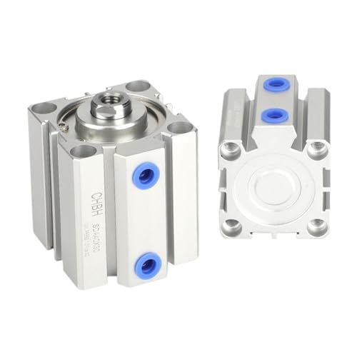 Cylindre pneumatique compact double effet SDA 25x100 pour automatisation - 3