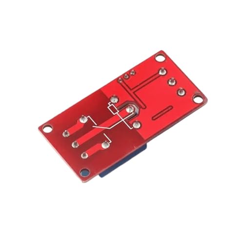 Module relais 1 canal 5V rouge blindé pour domotique et gestion d'éclairage connecté