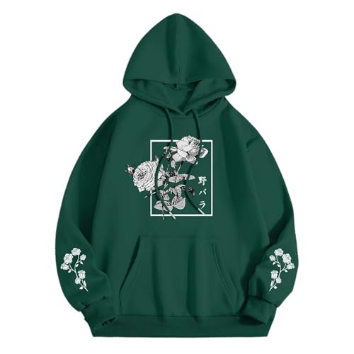 Sweat à capuche rose femme au style japonais urbain tendance pour le quotidien