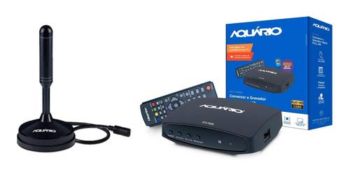 Kit Conversor Digital Aquario Dtv-7000 Antena Interna Dtv-150 Hdmi Kit 7150