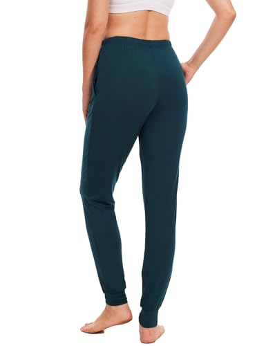 Image of GYS Women's Pajama Pants - Viscose Made from Bamboo, Joggers Pants with Pockets Comfy Lounge Sleep Pants Pj Bottoms