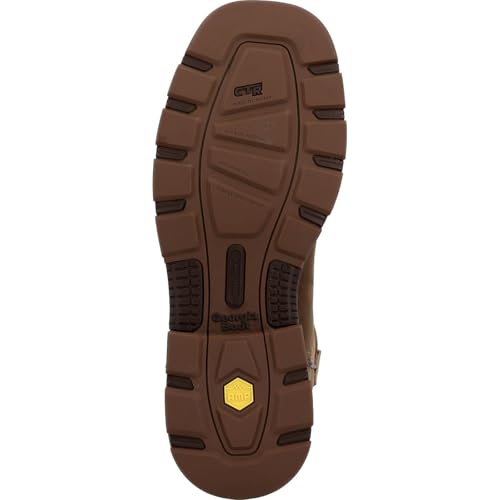 Georgia Boot Mens Carbo-Tex Flx 11 Inch Slip Resistant Soft Toe Work/Duty - Brown2