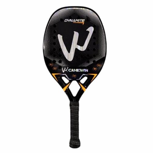 Raquete de Beach Tennis Camewin 3K Profissional, 100% Fibra de Carbono