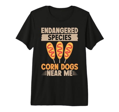 Endangered Species Corn Dogs near me Corn Dog Premium Tri-blend T-Shirt
