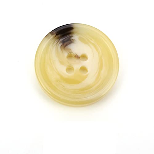 10 PCS 4 Holes Round Resin Buttons Flatback Sewing Buttons for Clothing Arts Crafts DIY Decorations Sewing Accessories