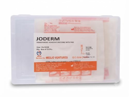 Image of JOMED Waterproof & Transparent Film Dressings with pad, size : 10x10cm, box of 10 pcs