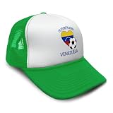 Speedy Pros Trucker Hat Future Futbol Player Venezuela Future Polyester America Cup Baseball Cap for Men & Women Adjustable Kelly Green