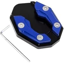 For XCR300 For TR300 For DR300 Scooter Motorcycle Bike Kickstand Extender Foot Side Stand Extension Pad Support Plate Enlarger PlateBlue