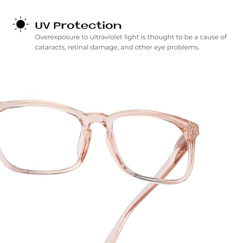 Image of Readerest Blue Light Reading Glasses - Lightweight Computer Glasses w /Spring Hinges - UV Protection, Anti Glare & Eye Strain