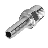 Conector de rosca macho BSPT de precisión, sin rebabas, conexión apretada.