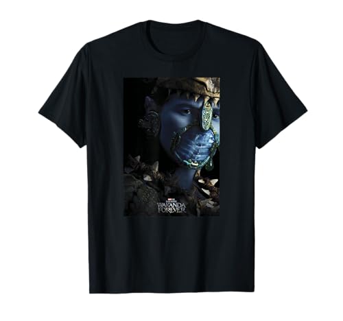 T-shirt Black Panther homme vêtement Wakanda Forever Attuma noir