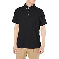 Amazon.co.jp: 桑和 50391 半袖ボタンダウンポロシャツ（胸