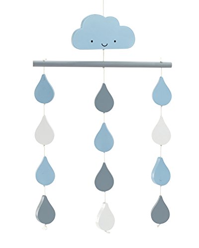 NoJo Little Love Ceiling Mobile, Happy Little Clouds