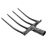 Outil polyvalent : adapté à une variété de tâches, y compris le retournement profond du sol, l'ameublissement et la récolte de cultures comme les oignons, le gingembre et le manche de fourche, le râteau à de cheval