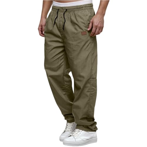 MOKBAY Pantalon Cargo, Regular Militaire Trekking Chasse Jogging Chantier Ete Classique Cargo de Travail Homme, Treillis Slim Camouflage Pantalon de Chantier...