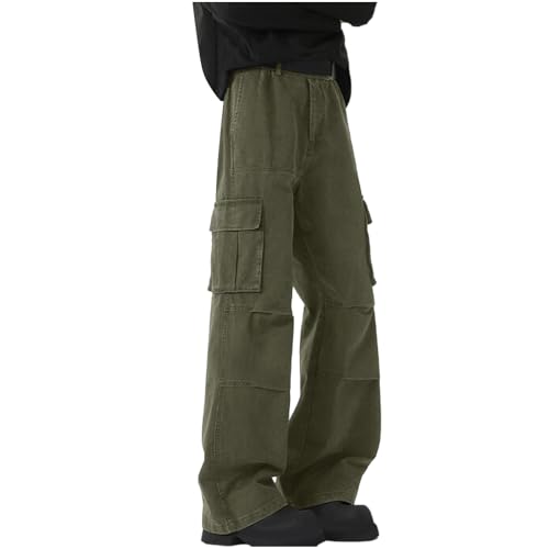 Hip Hop Baggy Jeans for Men Stylish Wide Leg Skater Jean Loose Fit Denim Pants Streetwear Full Length Y2K Trousers2