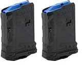 UTG Unisex – Erwachsene AR15 10 Round Polymer Magazine, .223/5.56, schwarz, Schuss (Packung mit 2)