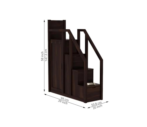Image of Custom Decor Sheesham Wood Bunk Bed | Wooden Double Bed Bed Furniture for Bedroom | Living Room | Home (BunnyBed-W)