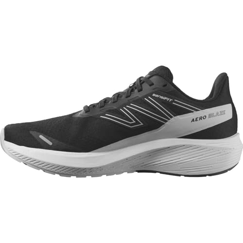 Salomon Aero Blaze Mens Shoes Size 10, Color: Black/White-Black3