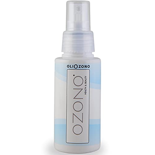 Ozono H&B Loción de alto contenido de aceite de oliva ozonizado – Aceite corporal regenerante profesional – Aceite de almendras y aguacate – Antibacteriano bioestimulante – Fabricado en Italia (75 ml)