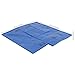 4pcs Concrete Stamps Mat, 24x24in PU Material Slate Floor Imprint Seamless Stamp Concrete Molds, Concrete Texturing Skin Floor Mats with Two Sturdy Carrying Handles, Uneven Surface
