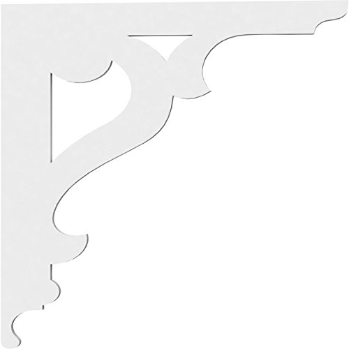 Ekena Millwork BKTP01X18X18BR Brontes Architectural Grade PVC Brackets, 5/8"W X 18"D X 18"H by Ekena Millwork - Used condition - Image 3