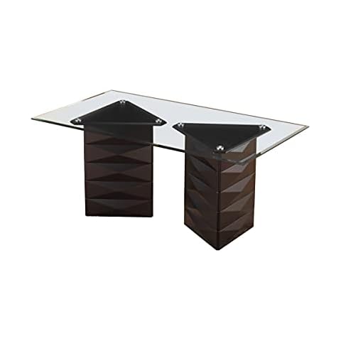 InRoom Furniture Designs D512-T Dining Table - Cappuccino44; 31 x 71 x 39 in. Cover