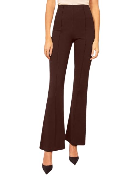 Image of Nefer Women's High-Rise Flared Parallel Trouser