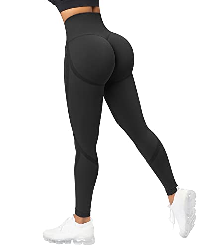 Women Seamless Butt Lifting Leggings High Waist Workout Counter Yoga Pants