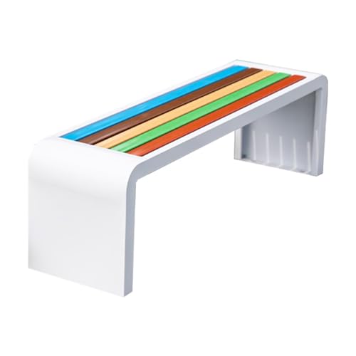 Banc de jardin d'extérieur en métal durable pour éviter la rouille au parc