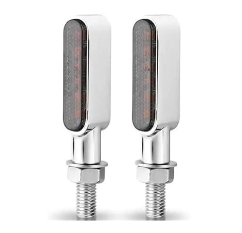 Clignotants LED pour motos 8mm ambre - Feux indicateurs universels
