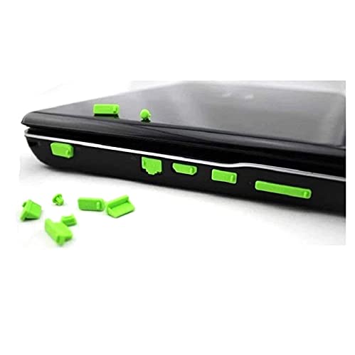 USB-Kappe, USB-Stecker-Kappe, Laptop-Anschlusskappe, Staubschutz, Staubschutz, 3 Farben, grün, nützlich, 13 Stück